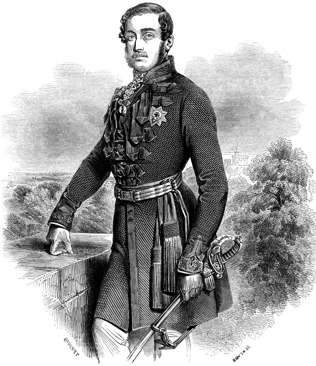 अल्बर्ट 1819-1861, क्वीन विक्टोरिया के राजकुमार, 1844 द्वारा अज्ञात