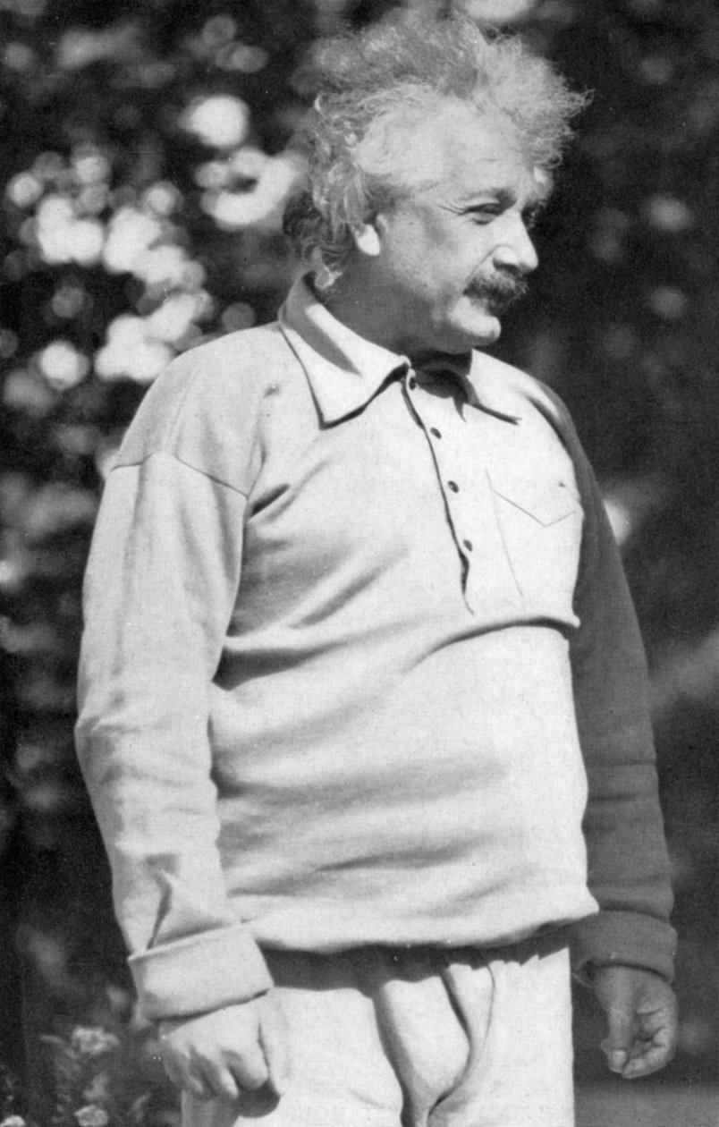 अल्बर्ट आइंस्टीन 1879-1955, जर्मन-स्विस गणितज्ञ और सैद्धांतिक भौतिक विज्ञानी, c1930s द्वारा अज्ञात
