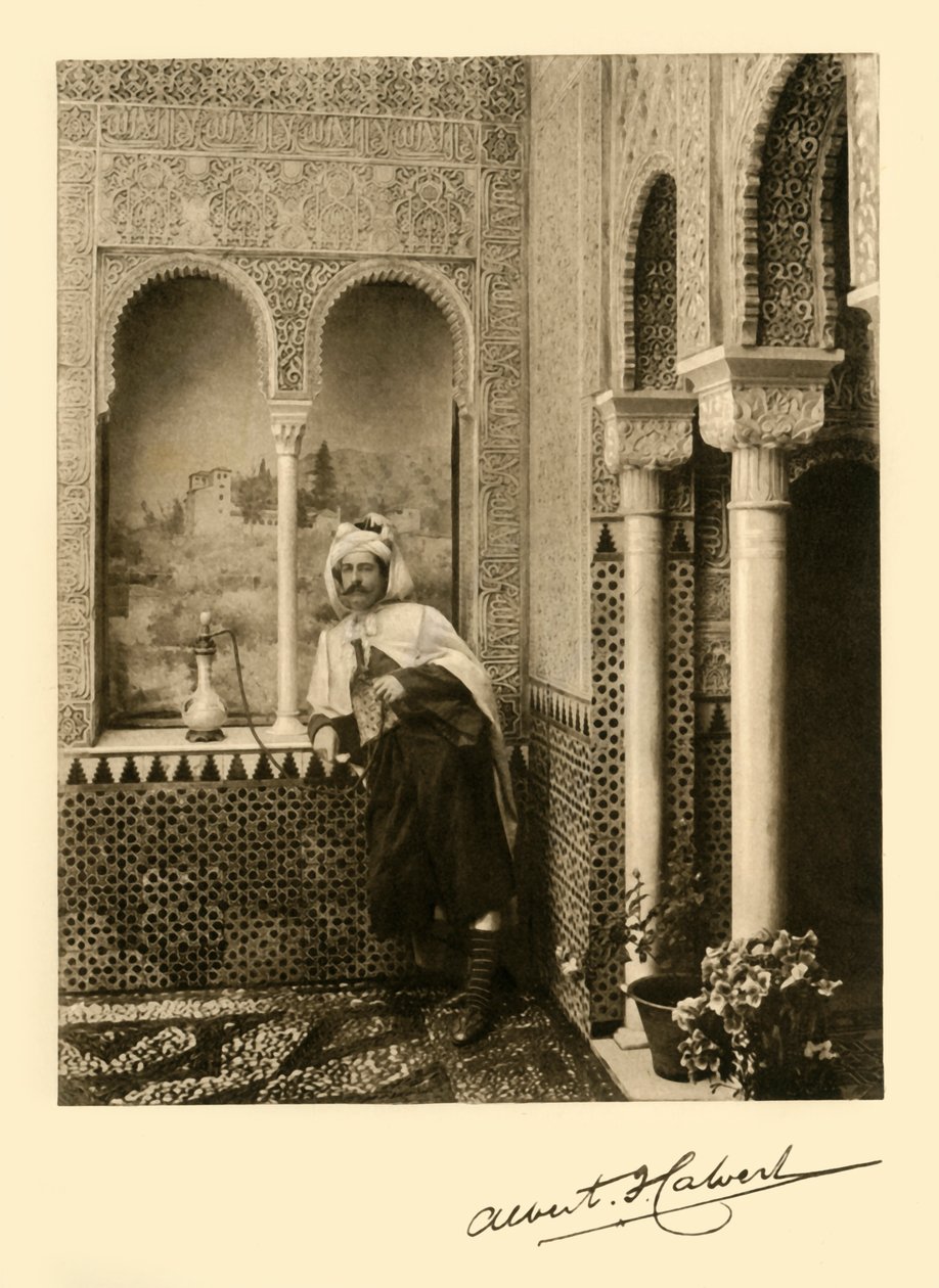 अल्बर्ट फ्रेडरिक कलवर्ट अलहम्ब्रा, ग्रेनेडा, स्पेन, 1907 में। द्वारा अज्ञात