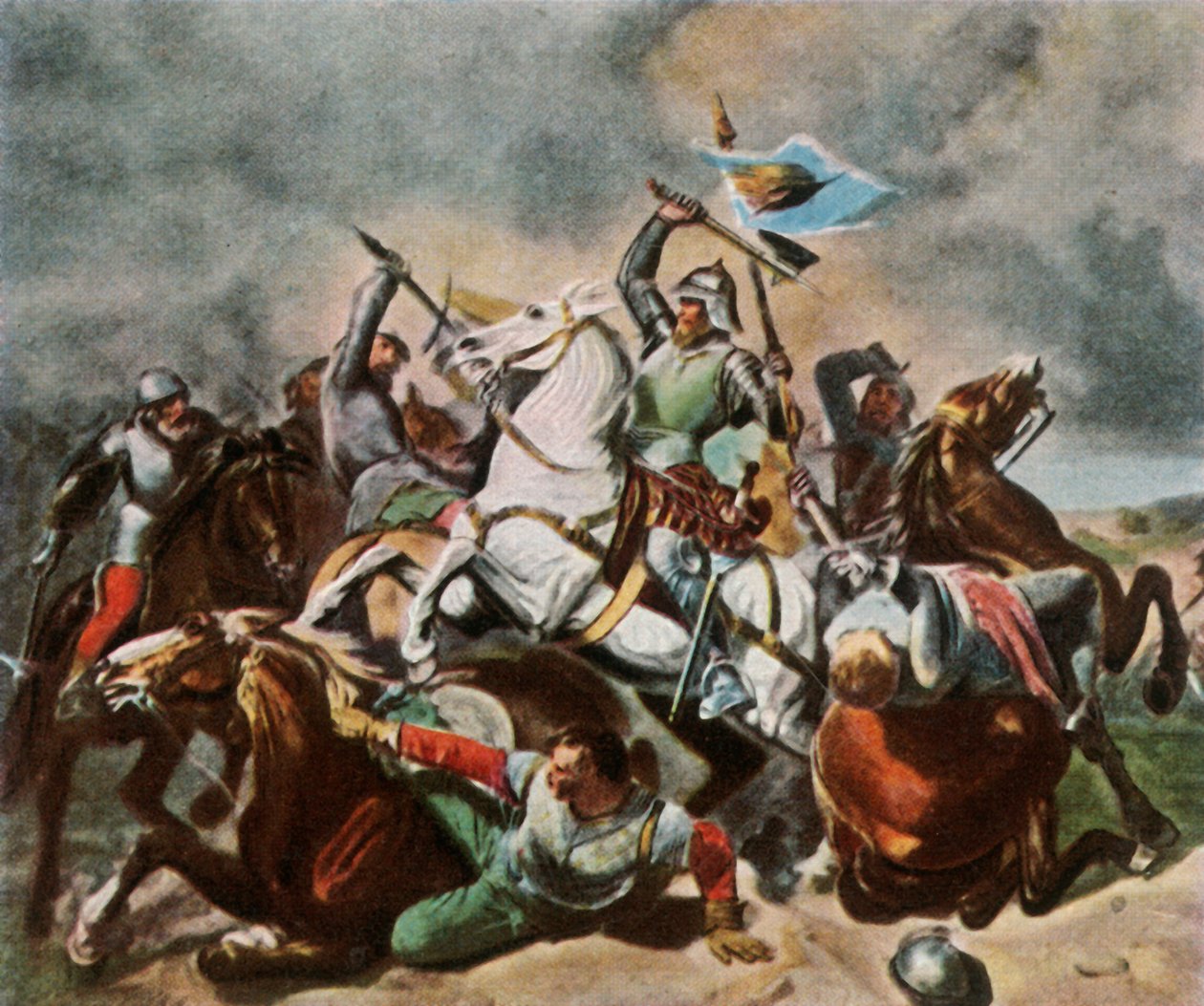 न्यूर्बर्गर, 1450, 1936 के खिलाफ लड़ाई में अल्ब्रेक्ट अकिलिस। द्वारा अज्ञात