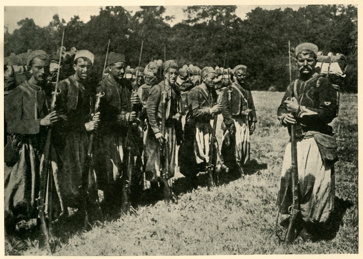 अल्जीरियाई टिराइलुरस को टुरकोस, प्रथम विश्व युद्ध, 1915, c1920 के रूप में जाना जाता है। द्वारा अज्ञात