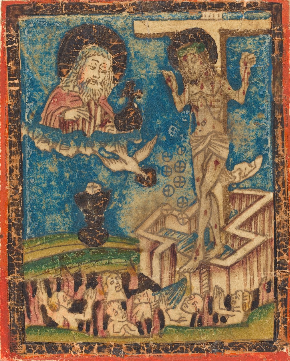 यूचरिस्ट का रूपक, 14701490। द्वारा अज्ञात