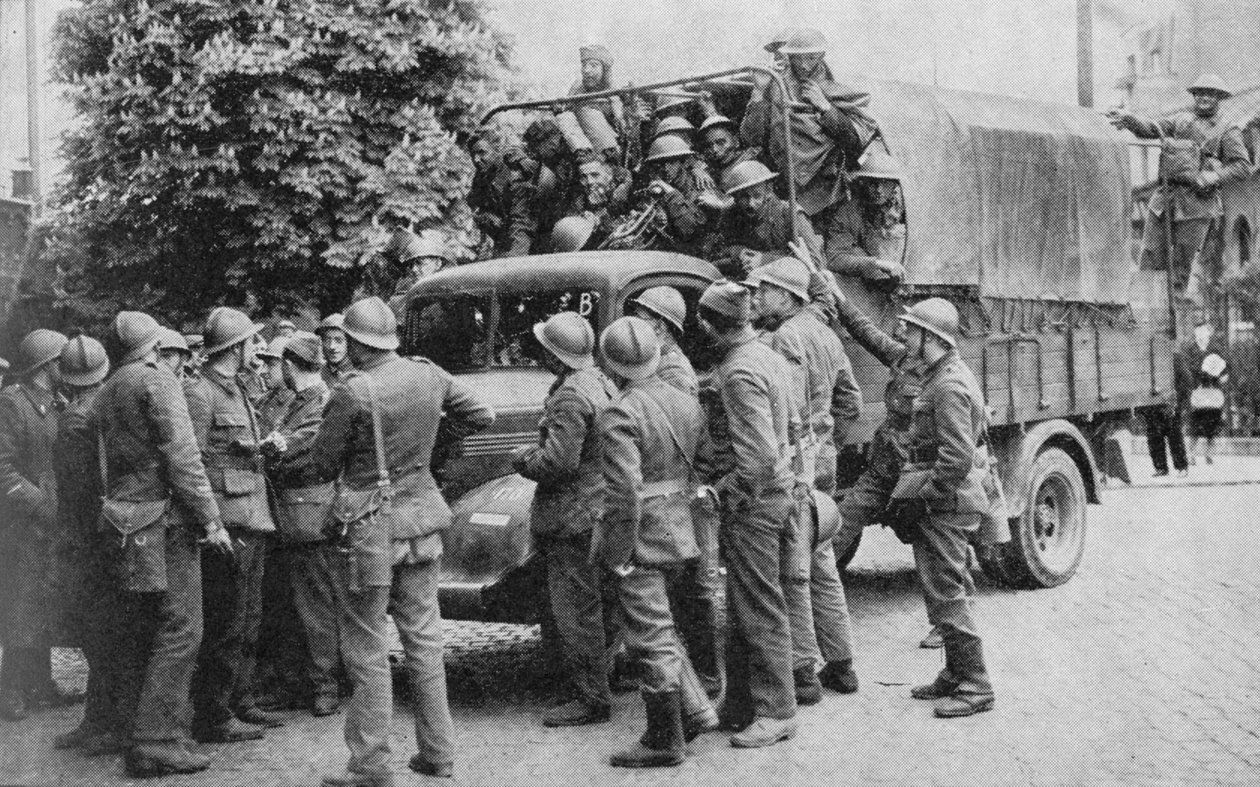 मित्र राष्ट्रों को बेल्जियम में सहायता, 1940, 1940 द्वारा अज्ञात