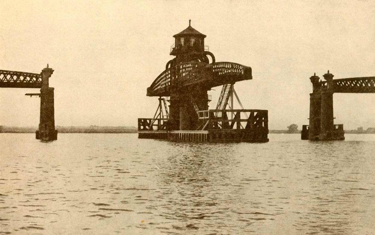 अलोआ स्विंग ब्रिज, 1930। द्वारा अज्ञात