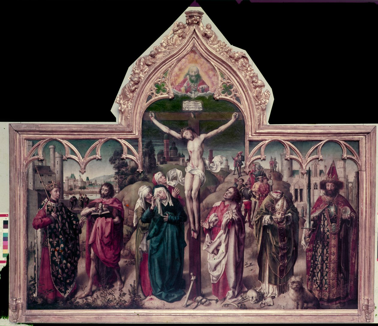 पेरिस की संसद की Altarpiece, c1452 द्वारा अज्ञात