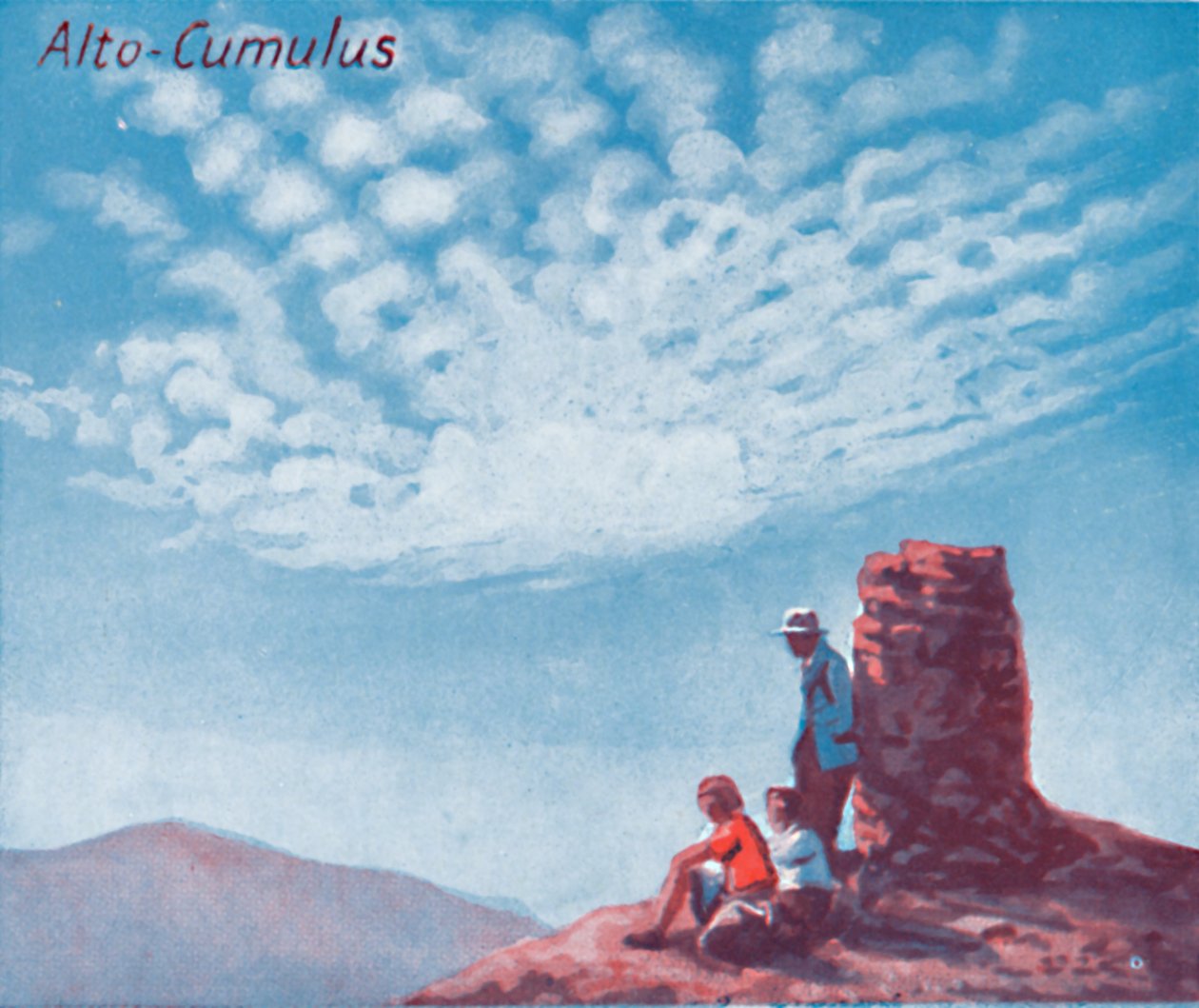 ऑल्टो-क्यूलस - प्रिंसिपल क्लाउड फॉर्म्स इन द स्काई, 1935 द्वारा अज्ञात