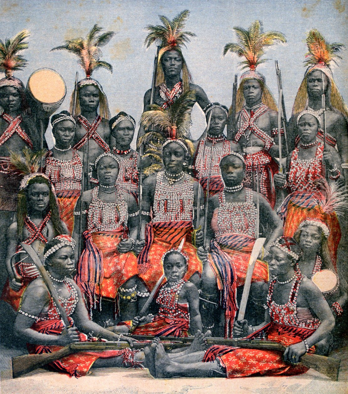 अमेजोनियन योद्धा, 1891 द्वारा अज्ञात
