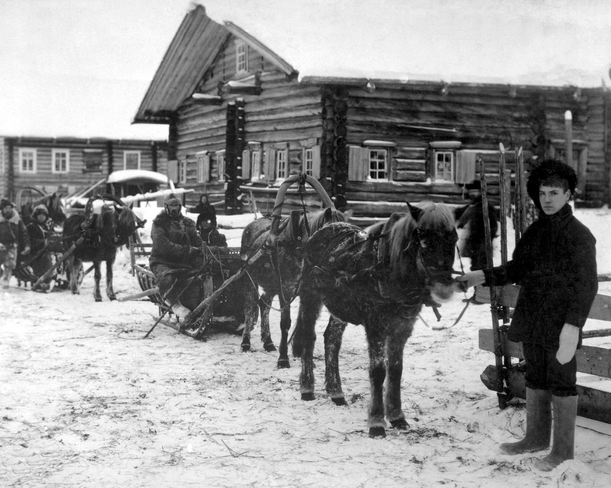 दिसंबर 1918, रूस के अर्खंगेल के पास अमेरिकी पैदल सेना। द्वारा अज्ञात
