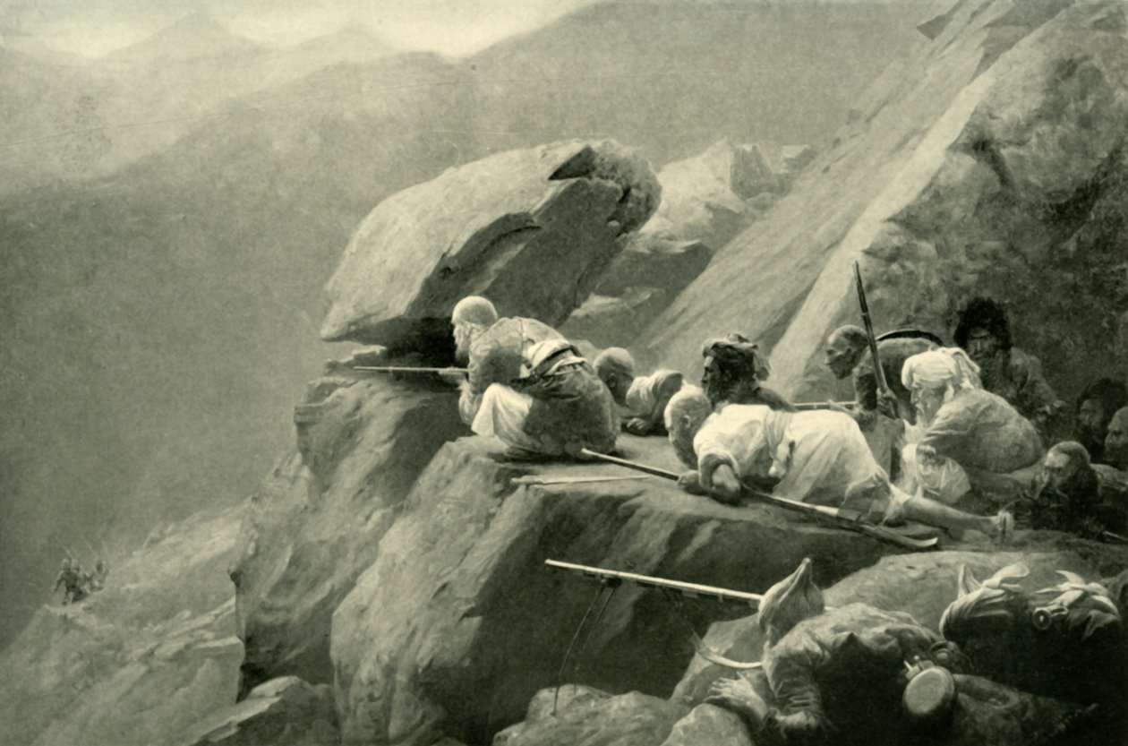 एक एम्बुस्केड, 1901। द्वारा अज्ञात