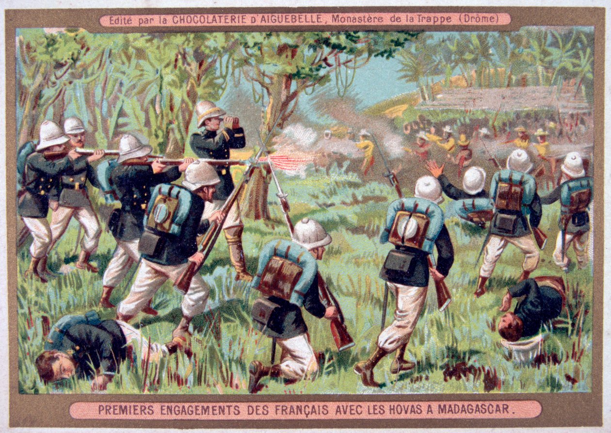1883-1896 के मेडागास्कर के होवाओं के खिलाफ एक सगाई द्वारा अज्ञात