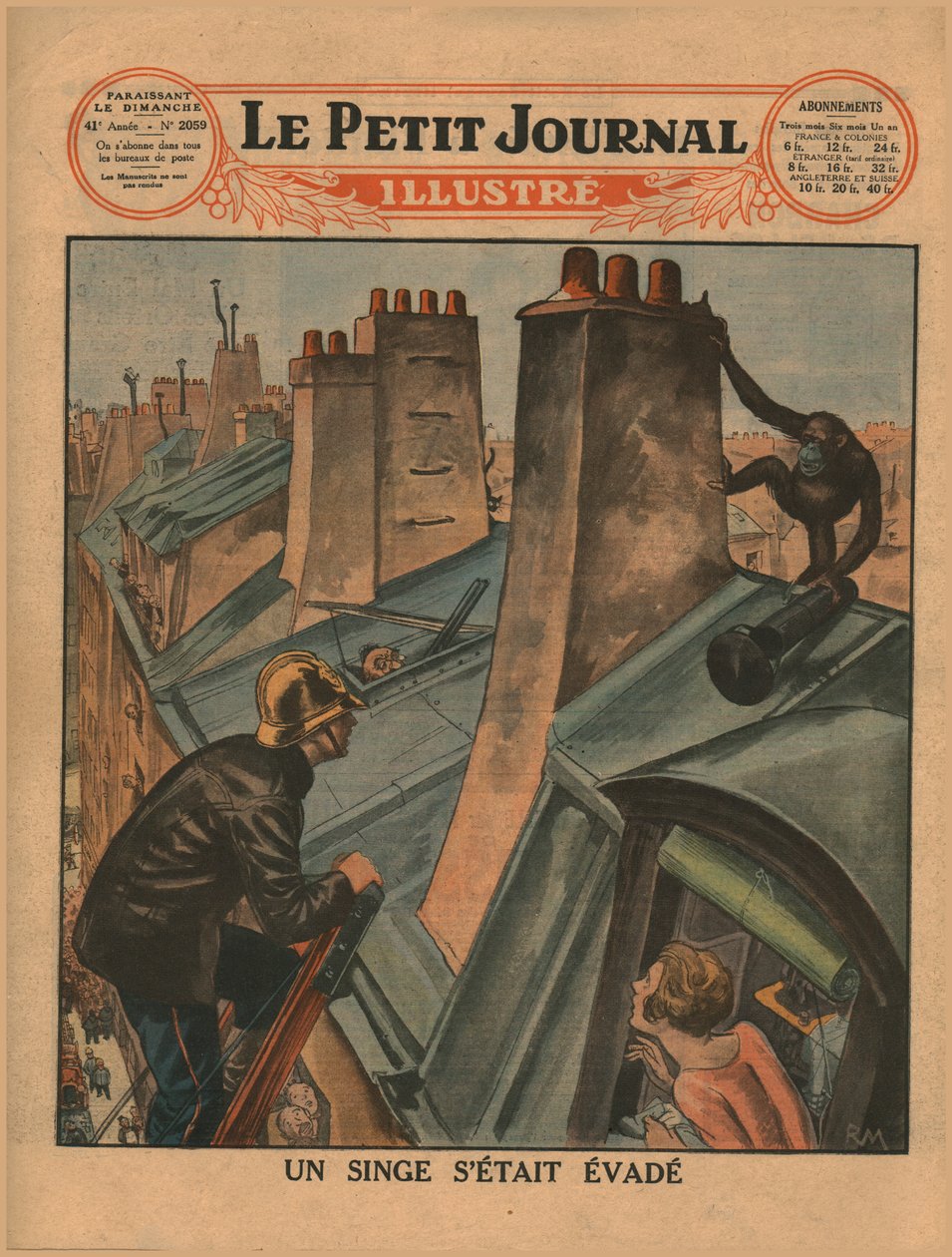 एक बची हुई चिंपांज़ी, 1930। द्वारा अज्ञात