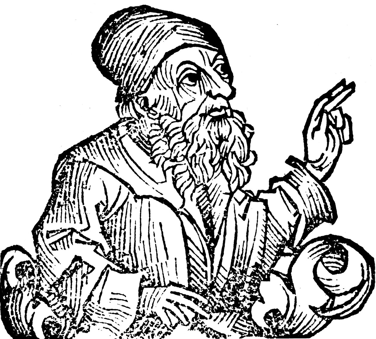 Anaxagoras c500-428 ईसा पूर्व, प्राचीन यूनानी दार्शनिक, 1493 द्वारा अज्ञात