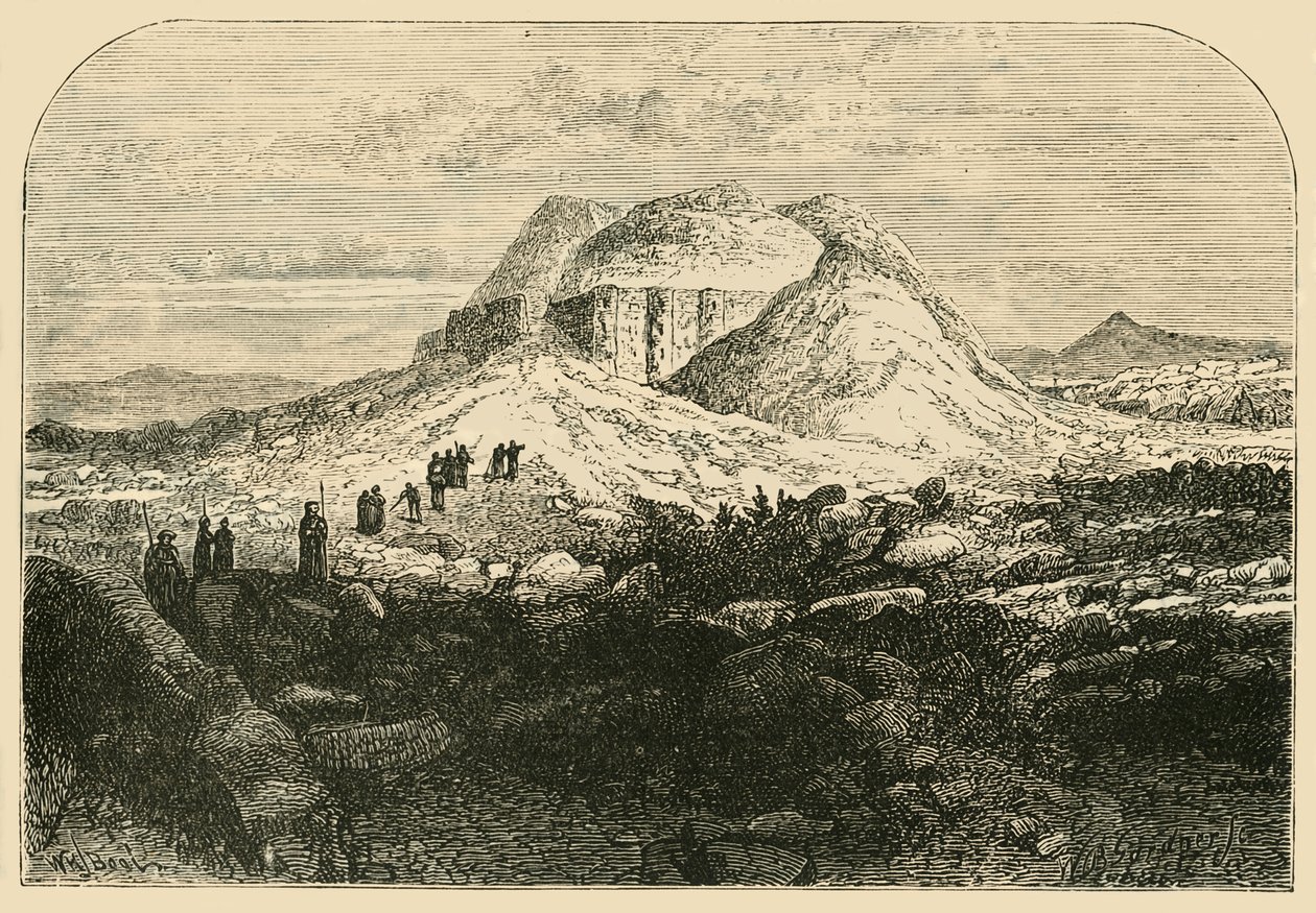 मुगेर में प्राचीन खंडहर, 1890। द्वारा अज्ञात