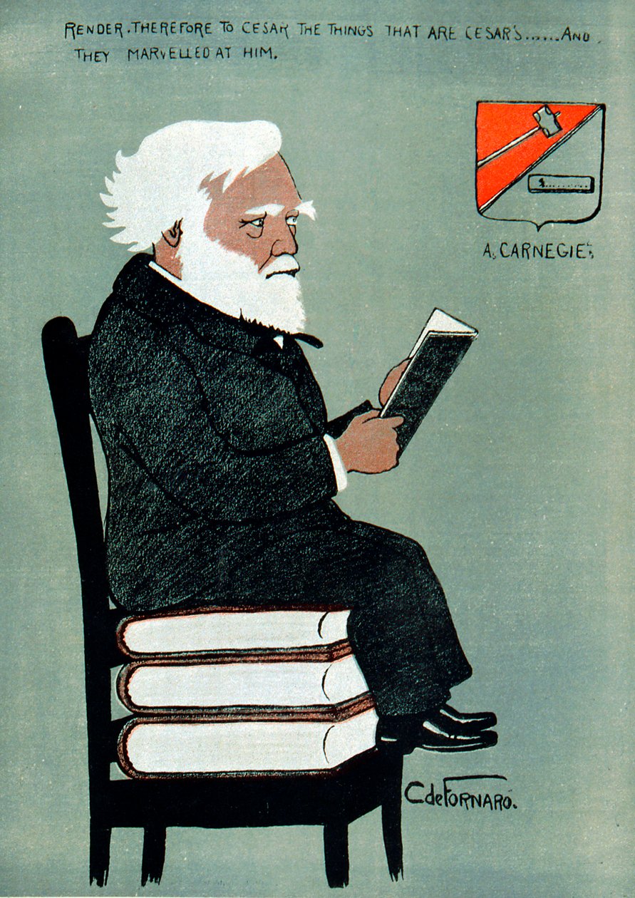 एंड्रयू कार्नेगी 1835-1918, स्कॉटिश-अमेरिकी उद्योगपति और परोपकारी द्वारा अज्ञात