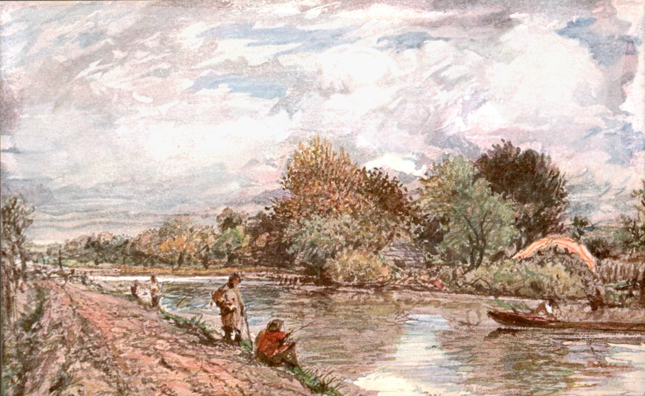 एंगलर्स, c1900। द्वारा अज्ञात
