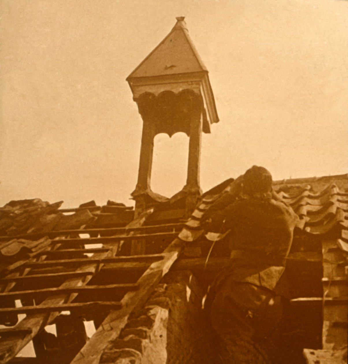 विमान-रोधी फायरिंग, फ्रंट लाइन, c1914-c1918 द्वारा अज्ञात