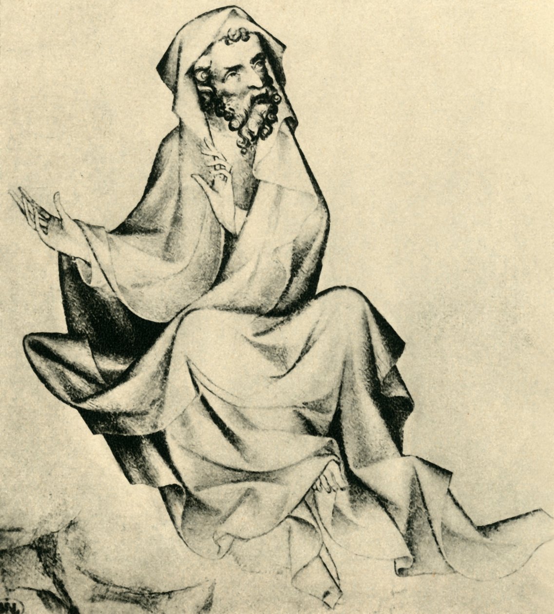 प्रेषिती, c1400, 1943। द्वारा अज्ञात