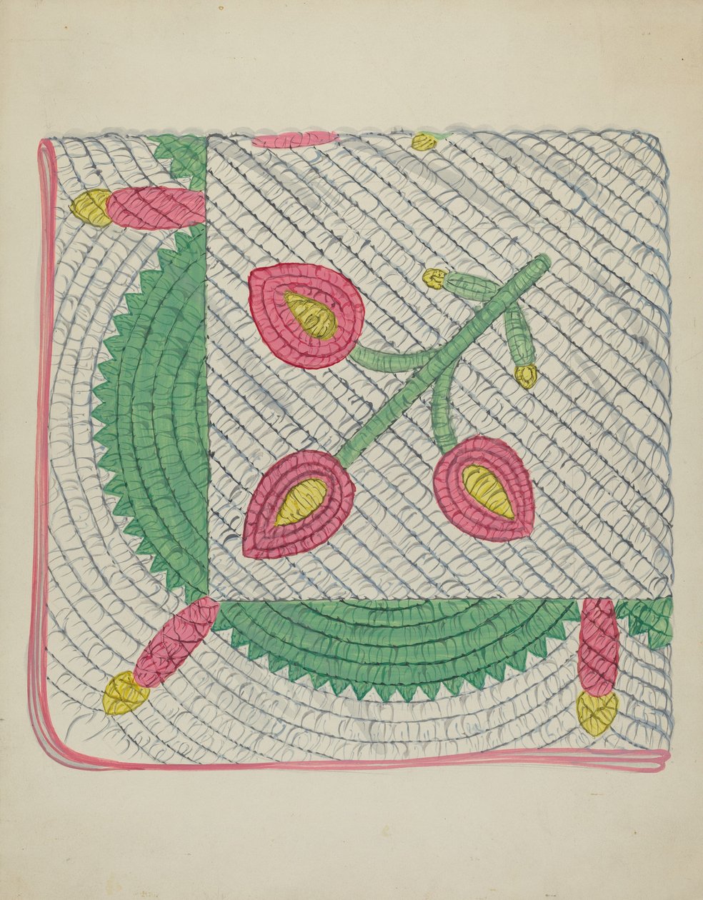 पिपली रजाई, सी. 1936. द्वारा अज्ञात