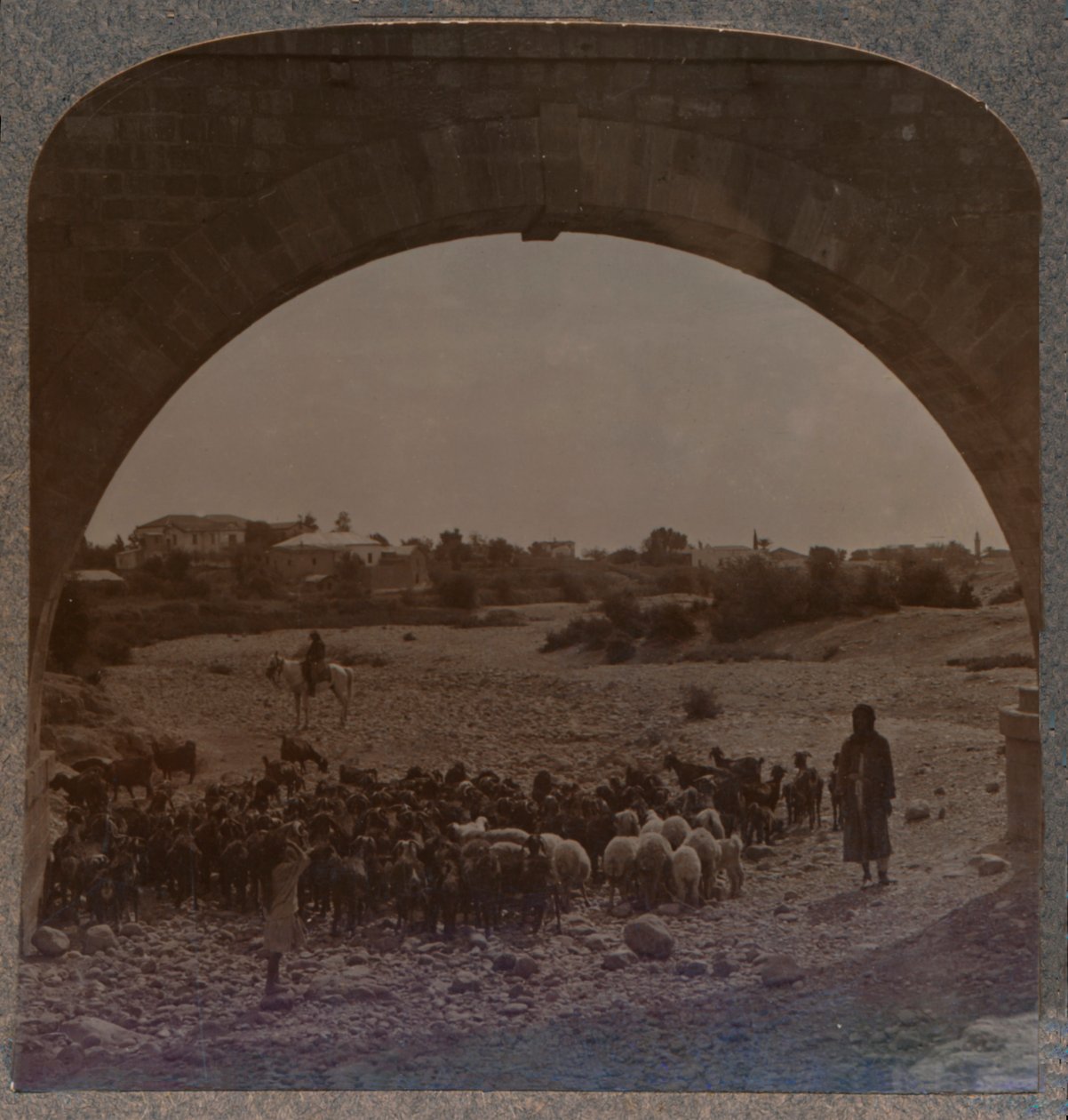 आर्क, c1900 के माध्यम से जेरिको को दिखाते हुए एक्वाडक्ट द्वारा अज्ञात