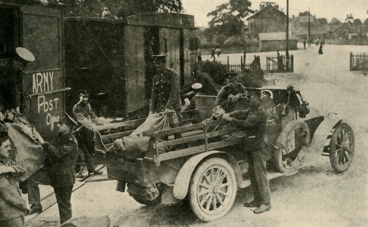 आर्मी पोस्ट ऑफिस, प्रथम विश्व युद्ध, c1915, c1920। द्वारा अज्ञात