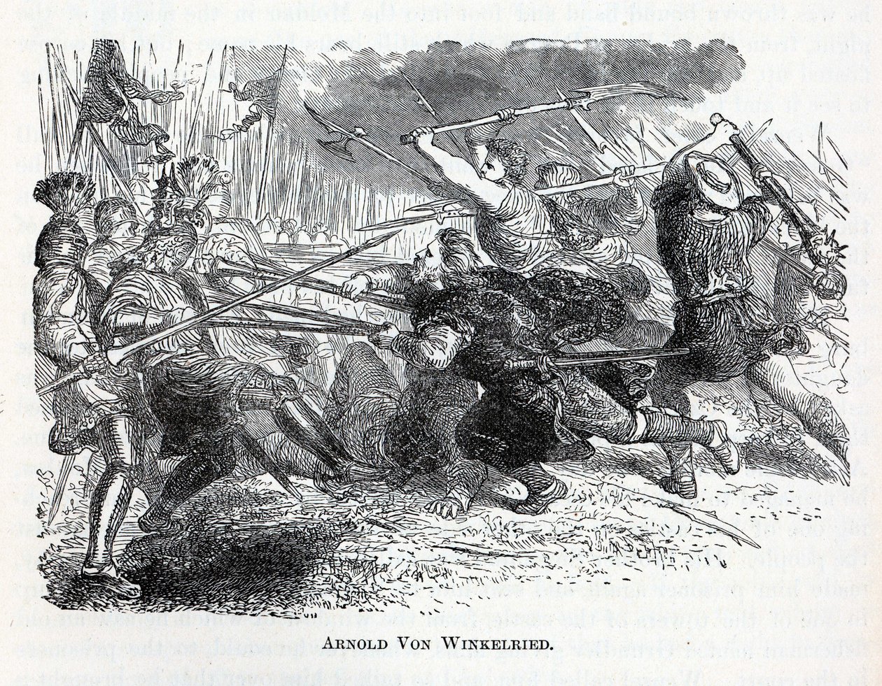 अर्नोल्ड वॉन विंकेलिड, 1882 द्वारा अज्ञात