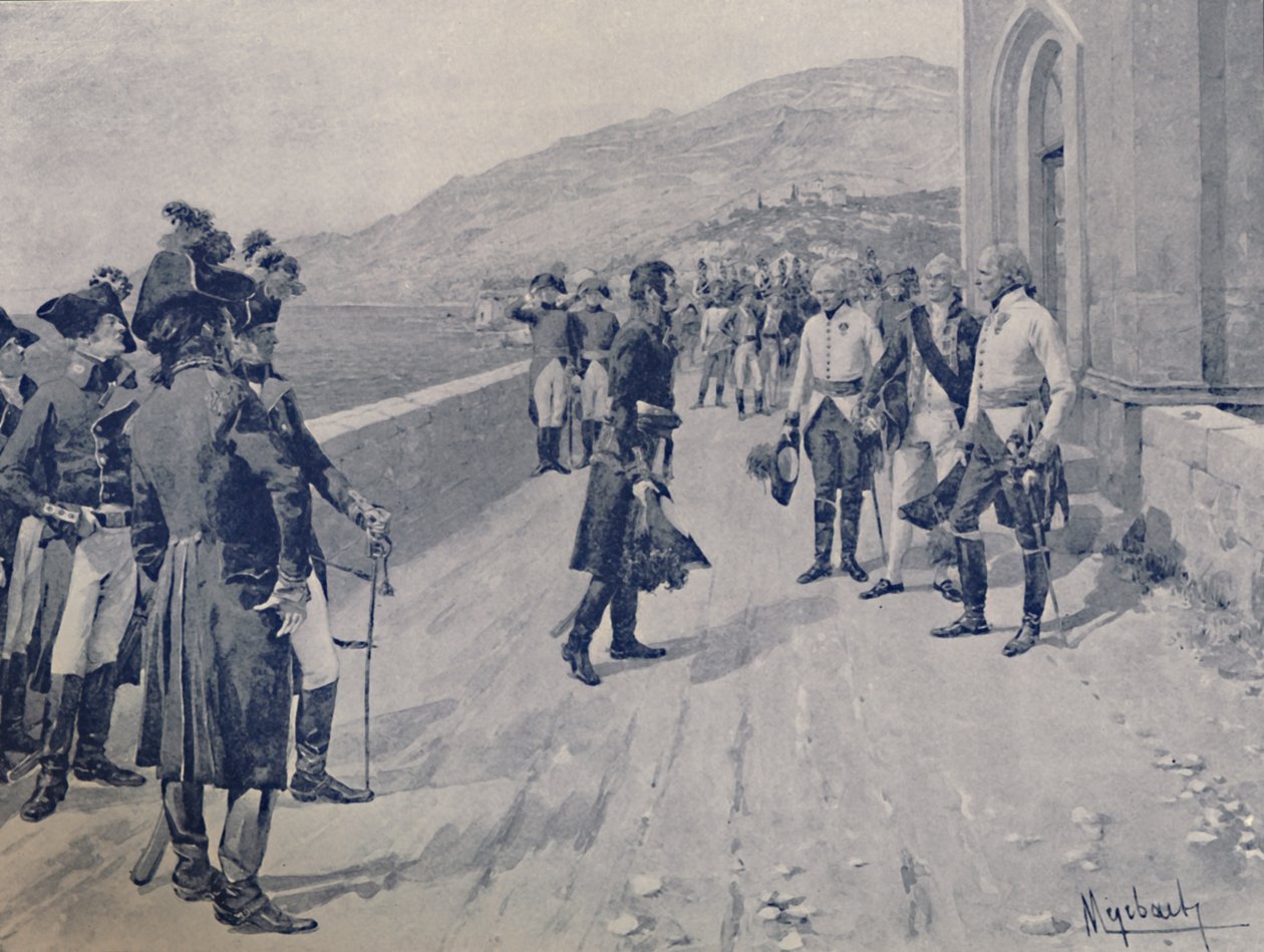 1896 के पास, जेनोआ के पास, कॉर्निग्लिआनो में मासेनस कैपिटुलेशन की व्यवस्था करना द्वारा अज्ञात