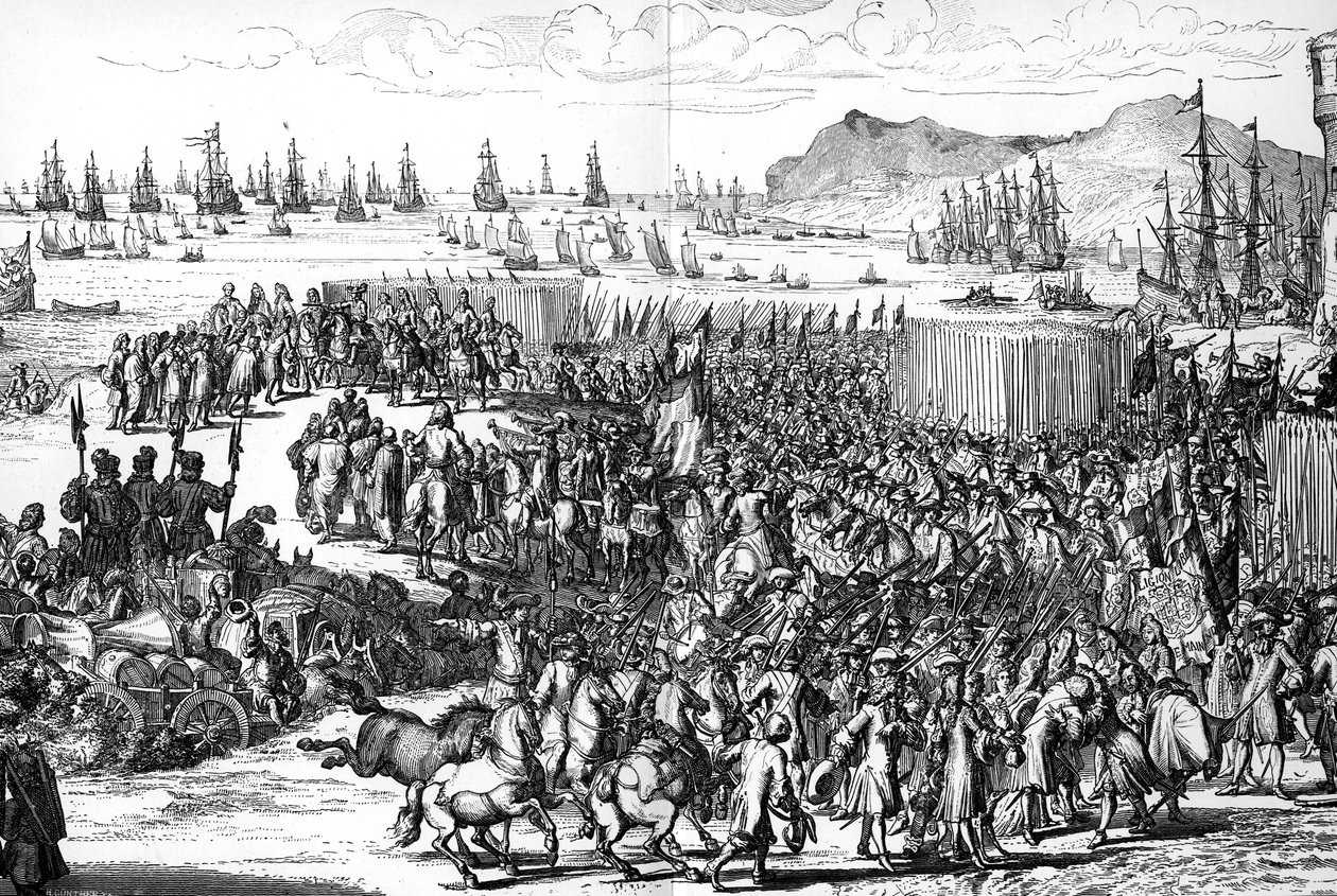 विलियम ऑफ़ ऑरेंज का इंग्लैंड में आगमन, 5 नवंबर 1688, 1903 द्वारा अज्ञात