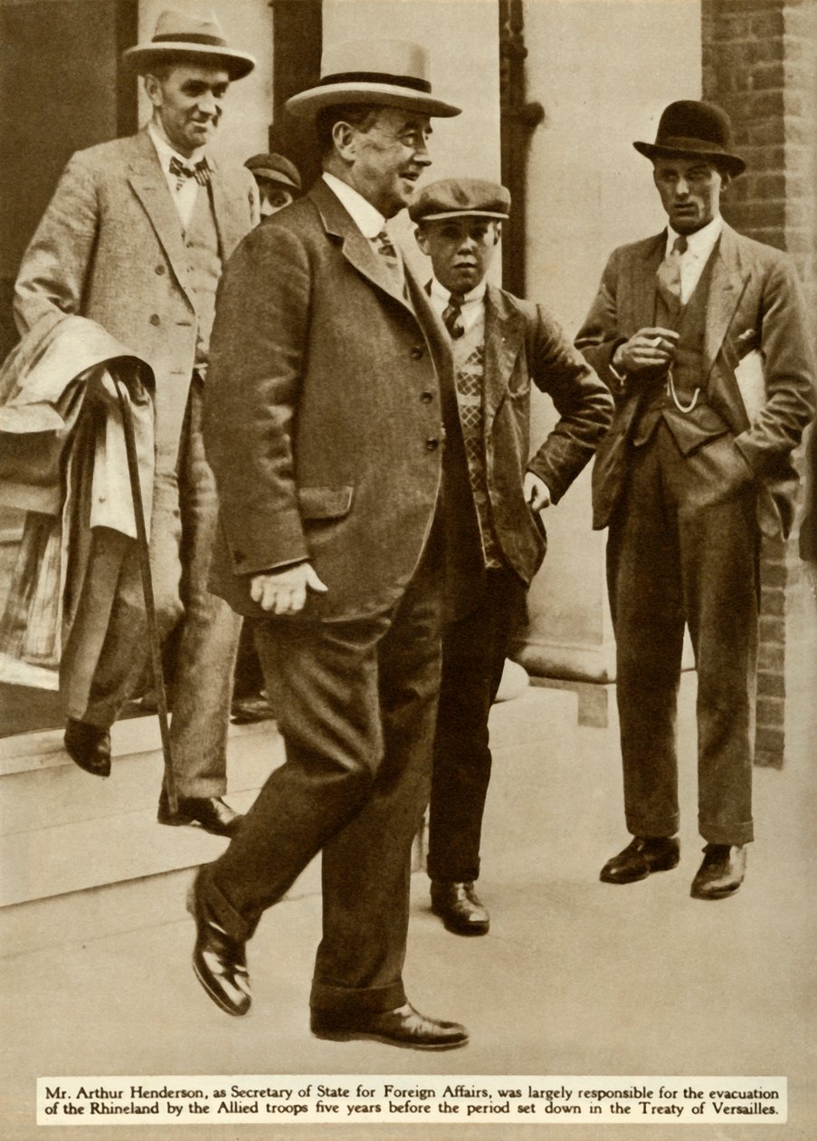 आर्थर हेंडरसन, 1929, 1935। द्वारा अज्ञात