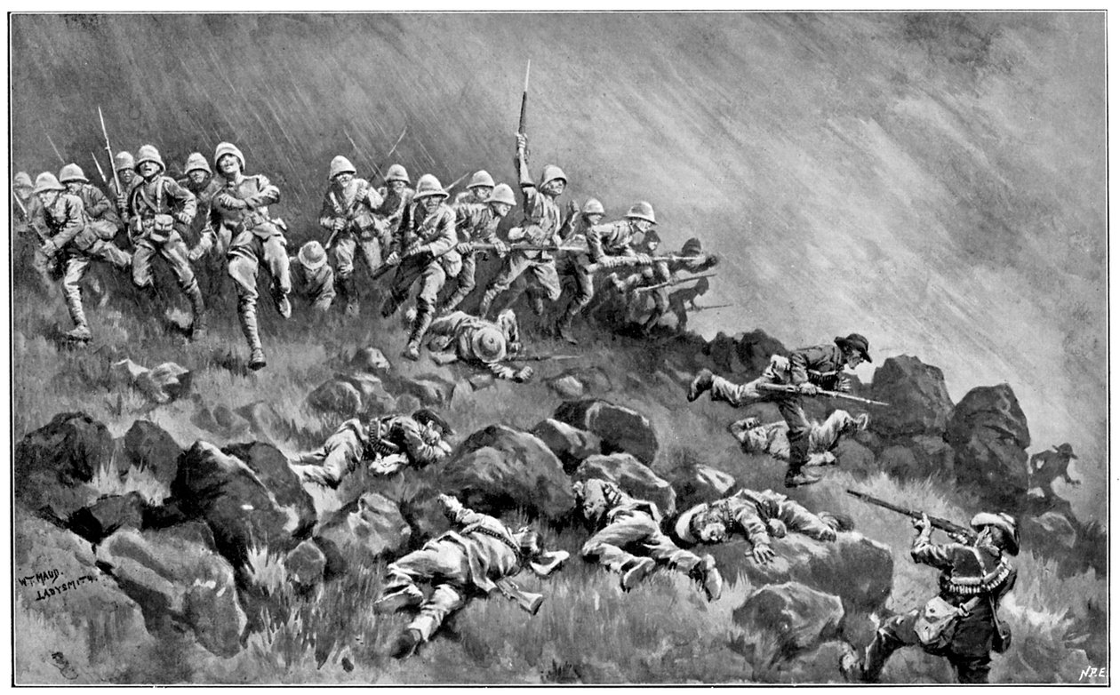 वैगन हिल पर हमला, दूसरा बोअर युद्ध, 6 जनवरी 1900 द्वारा अज्ञात