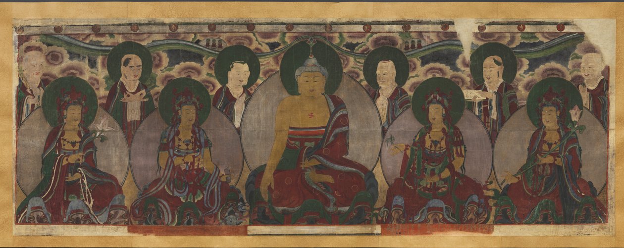 बौद्ध देवताओं की सभा, 1846। द्वारा अज्ञात