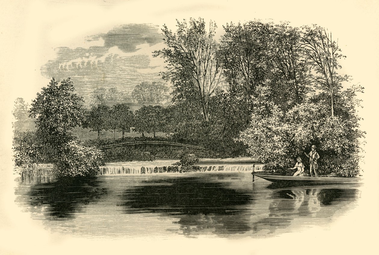 क्लेव पर, टेम्स पर, c1890। द्वारा अज्ञात