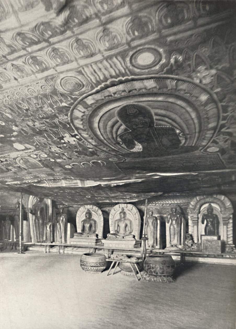 दांबुला के रॉक मंदिरों से, 1926 से द्वारा अज्ञात