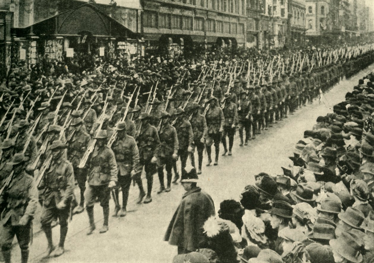 ऑस्ट्रेलियाई सेना, मेलबर्न, प्रथम विश्व युद्ध, c1915, c1920। द्वारा अज्ञात
