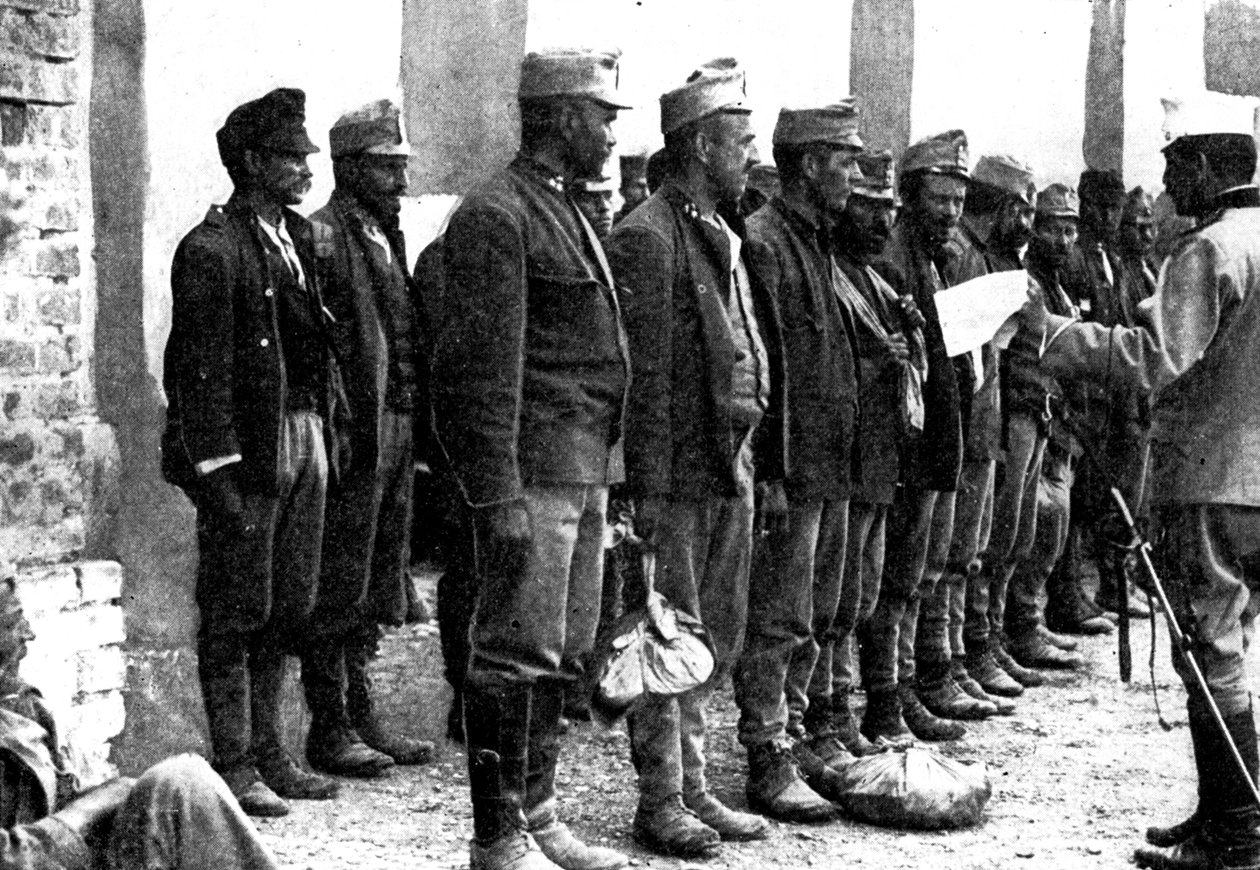 ऑस्ट्रियाई सैनिकों ने बिना गोली चलाए 1914 में आत्मसमर्पण कर दिया द्वारा अज्ञात