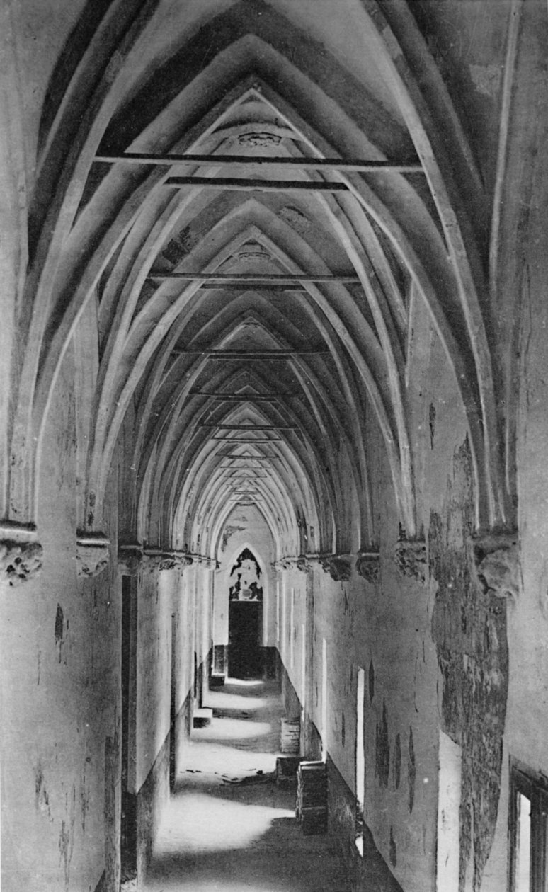 एविग्नन - पॉप्स पैलेस। - कॉन्क्लेव गैलरी, c1925 द्वारा अज्ञात
