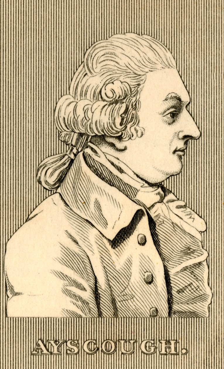 Ayscough, 1779, 1830 की मृत्यु हो गई। द्वारा अज्ञात