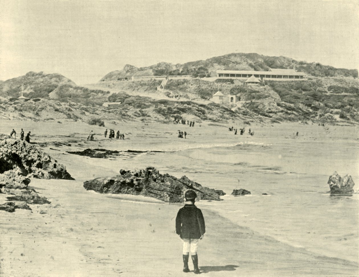 बैक बीच, सोरेंटो, विक्टोरिया, 1901। द्वारा अज्ञात