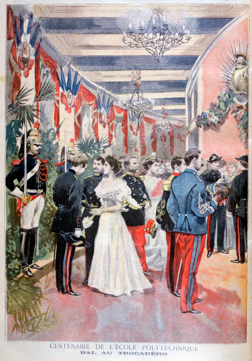 बॉल पॉलिटेक्निक स्कूल, Trocadero, पेरिस, 1894 की एक सदी मना रहा है द्वारा अज्ञात