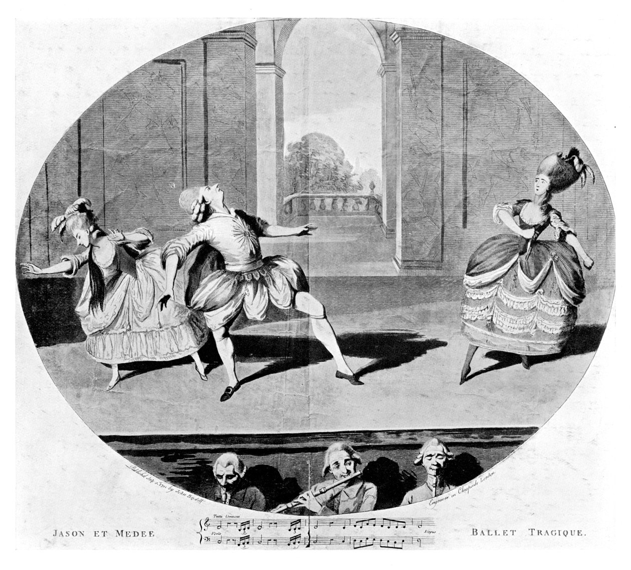 ट्रेजिक बैले, 1781 द्वारा अज्ञात