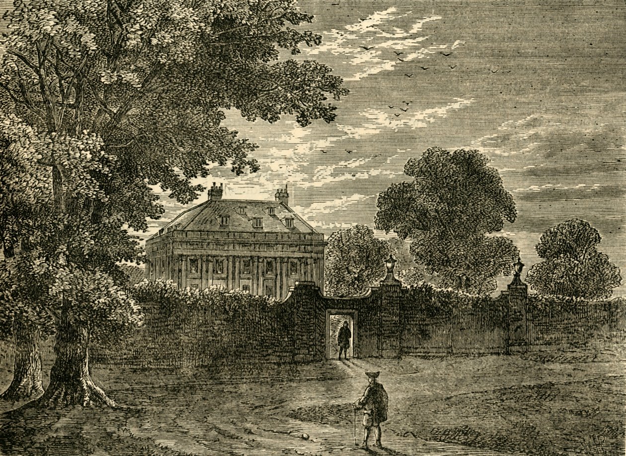 1750 में बालम्स हाउस, c1876। द्वारा अज्ञात