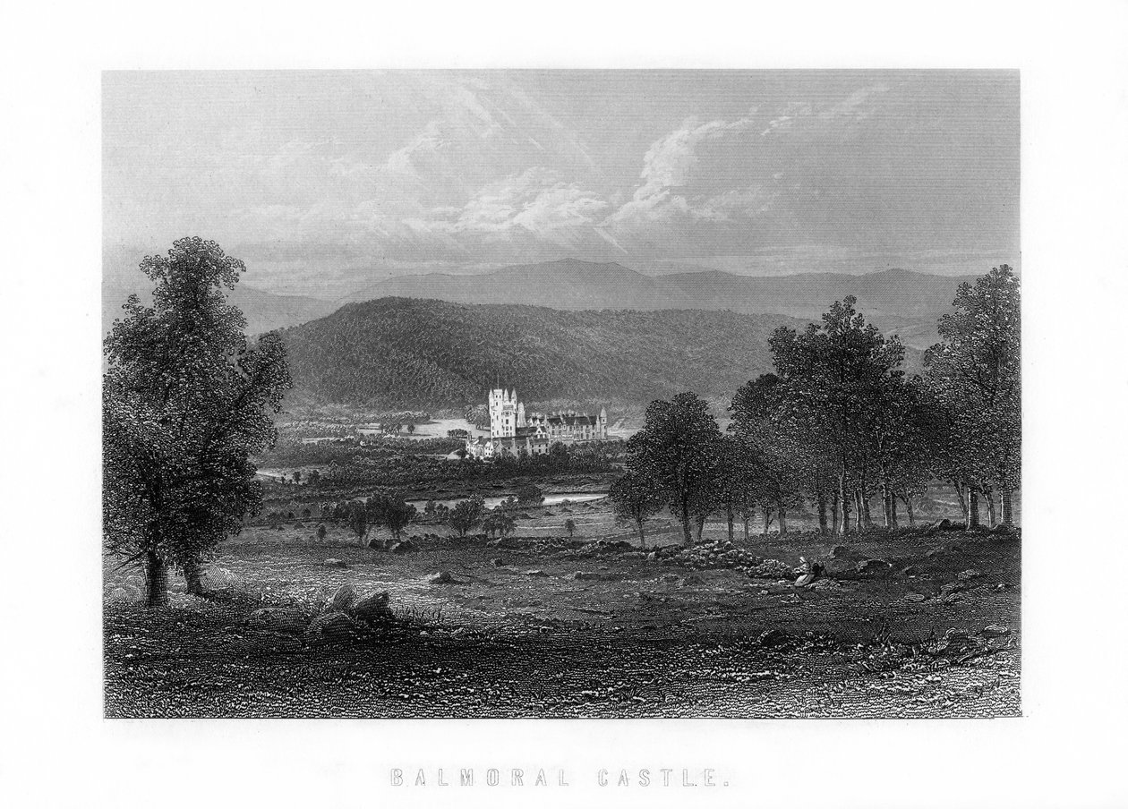 बाल्मोरल कैसल, एबर्डीनशायर, स्कॉटलैंड, 1899 द्वारा अज्ञात