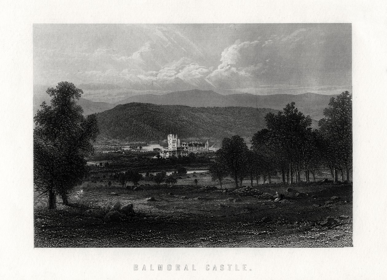बाल्मोरल कैसल, स्कॉटलैंड, 1883 द्वारा अज्ञात