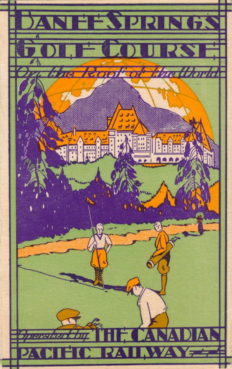 Banff स्प्रिंग्स गोल्फ कोर्स, स्कोरकार्ड, c1925 द्वारा अज्ञात