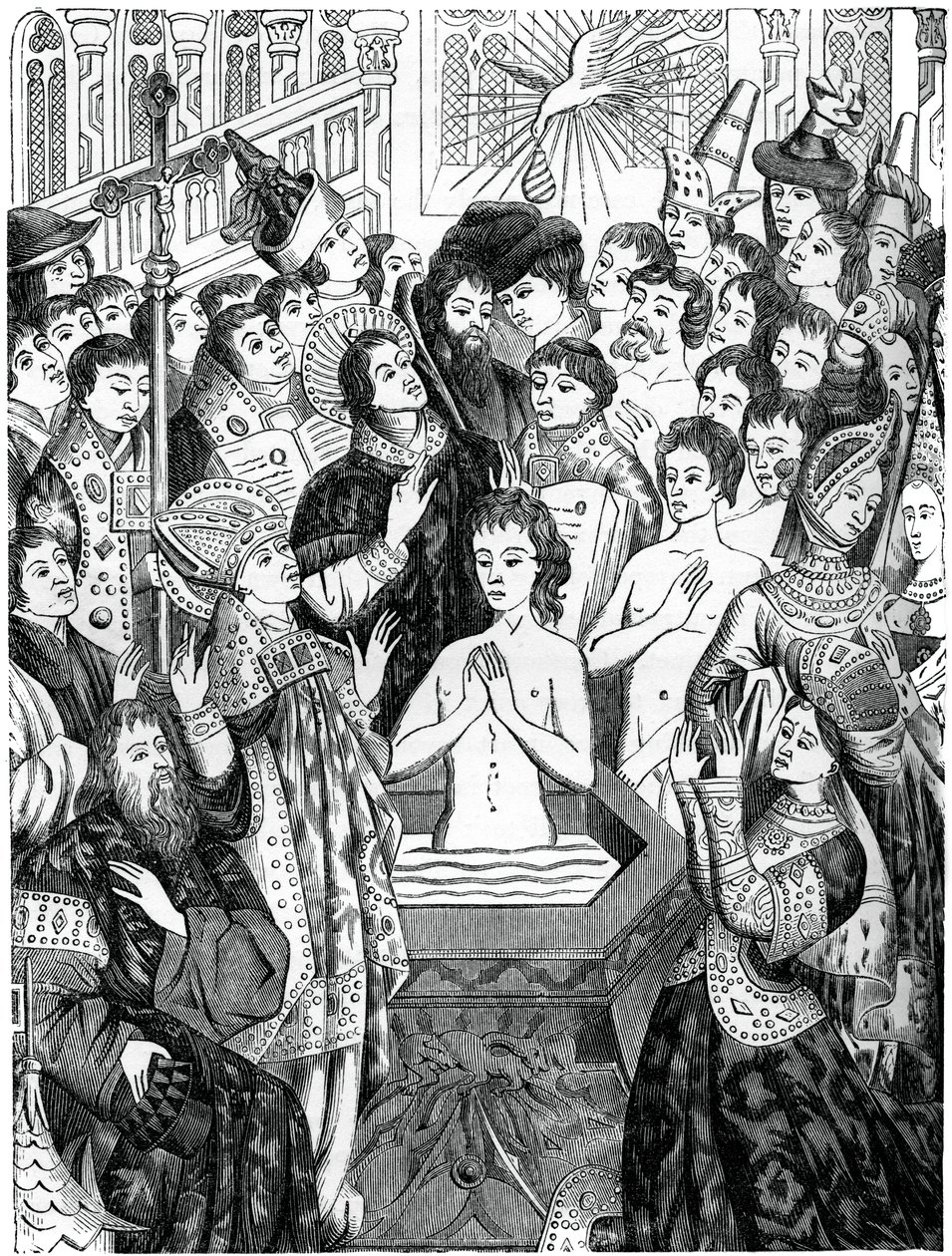 राजा क्लोविस का बपतिस्मा, रिम्स, 1870 द्वारा अज्ञात