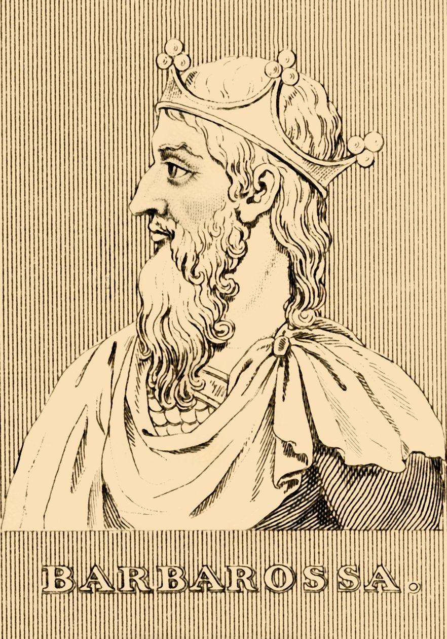 बारबोरोसा, 1122-1190, 1830। द्वारा अज्ञात