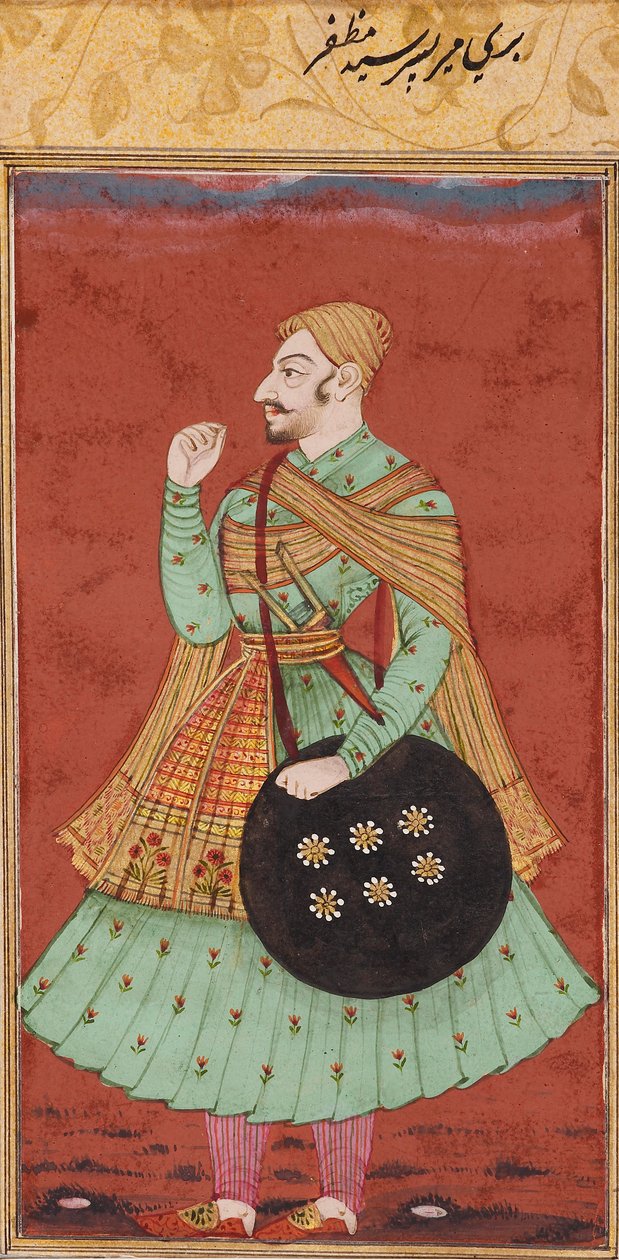 सैय्यद मुजफ्फर के पुत्र बारी मीर, c1675 द्वारा अज्ञात