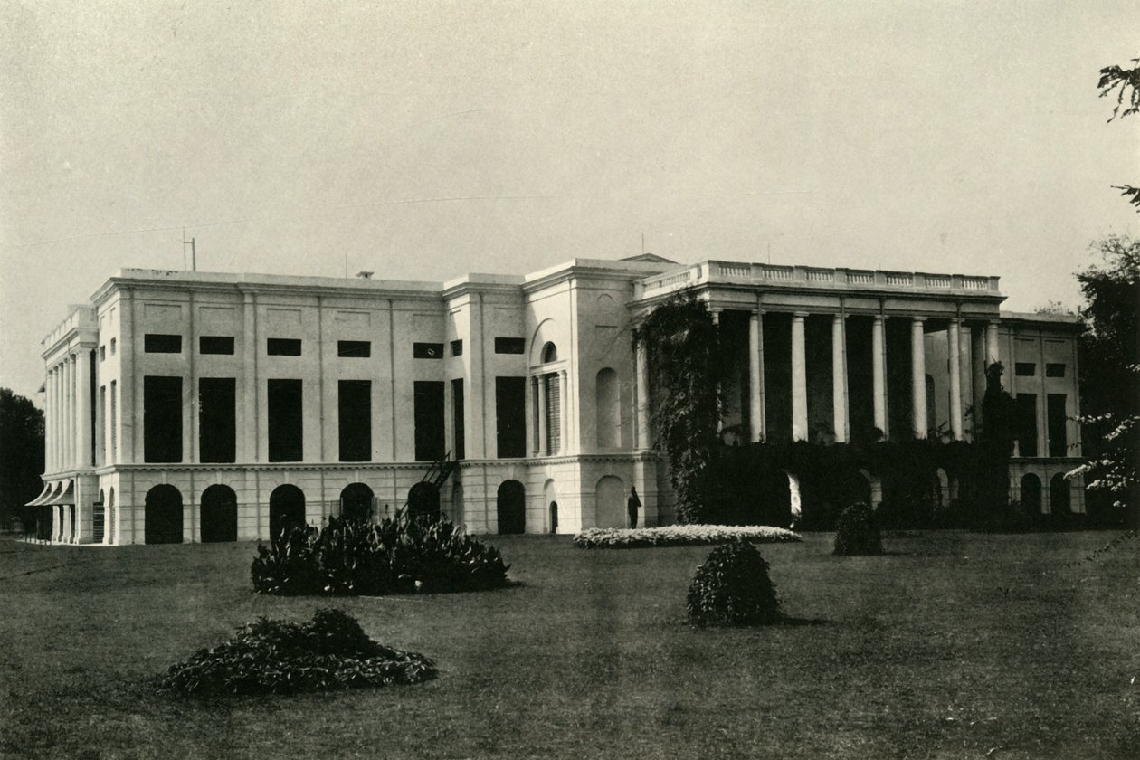 बैरकपुर हाउस, नॉर्थ फ्रंट, 1903, 1925। द्वारा अज्ञात