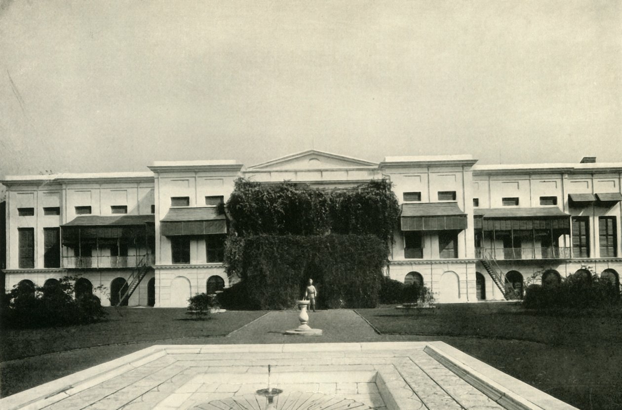बैरकपुर हाउस, साउथ फ्रंट, 1903, 1925। द्वारा अज्ञात