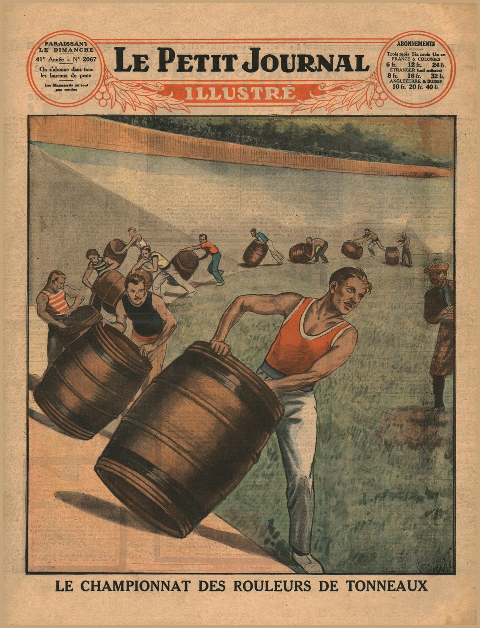 बैरल-रोलिंग चैम्पियनशिप, 1930। द्वारा अज्ञात