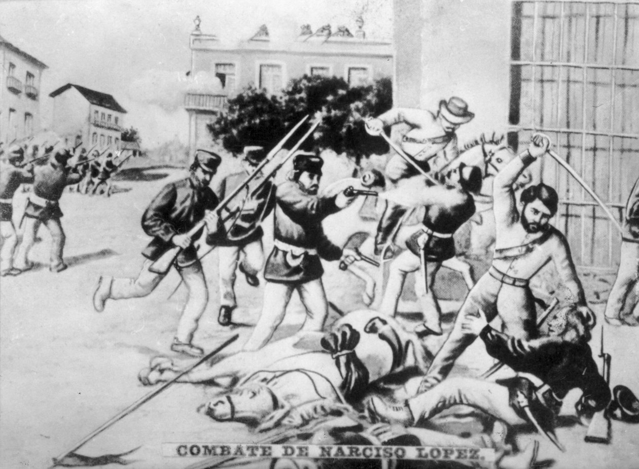 1850, Cardenas की लड़ाई द्वारा अज्ञात
